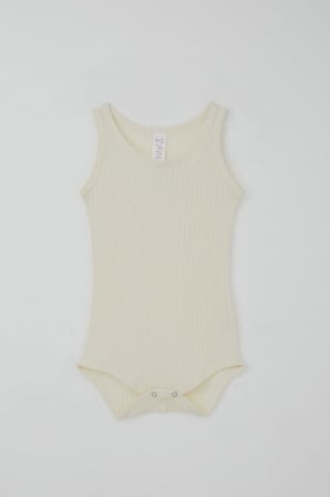 Breeze Kız Bebek Çıtçıtlı Atlet Zıbın Body Jakarlı 9 Ay-3 Yaş, Ekru