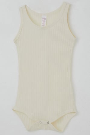 Breeze Kız Bebek Çıtçıtlı Atlet Zıbın Body Jakarlı 9 Ay-3 Yaş, Ekru