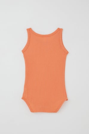 Breeze Kız Bebek Çıtçıtlı Atlet Zıbın Body Jakarlı 9 Ay-3 Yaş, Somon