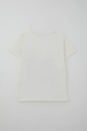 Breeze Erkek Çocuk Şortlu Takım Kaykay Kralı 8-14 Yaş, Ekru