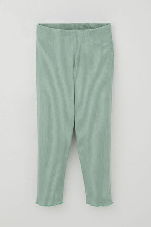 Breeze Kız Çocuk Taytlı Takım Simli Yazı Baskılı 1.5-5 Yaş, Mint Yeşili