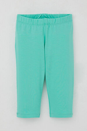 Breeze Kız Çocuk Kapri Taytlı Takım Çiçekli Kız Baskılı 1.5-5 Yaş, Ekru