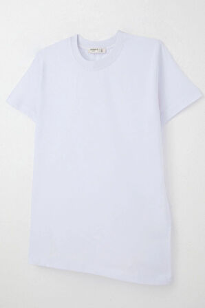 Breeze Erkek Çocuk Tişört Basic 4-14 Yaş, Beyaz