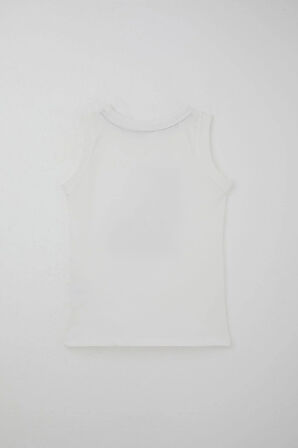 Breeze Erkek Çocuk Şortlu Takım Sıfır Kollu Yarış Pistinin Kahramanı Araba Baskılı 5-10 Yaş, Beyaz