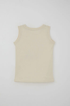 Breeze Erkek Çocuk Şortlu Takım Sıfır Kollu Yarış Pistinin Kahramanı Araba Baskılı 5-10 Yaş, Krem