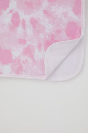 Breeze Yenidoğan Bebek Battaniyesi Batik Desenli Standart, Pembe