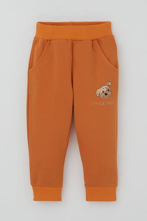 Breeze Erkek Bebek Eşofman Takımı Sevimli Köpekçik Baskılı 6 Ay-2 Yaş, Krem