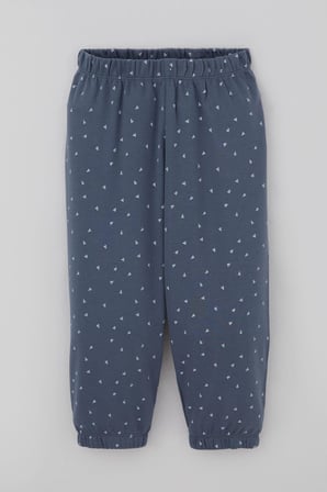 Breeze Erkek Bebek Pijama Takımı Minik Üçgenler Desenli 9 Ay-3 Yaş, Füme