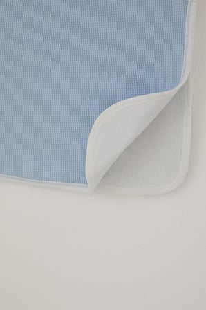 Breeze Yenidoğan Bebek Battaniyesi Uykucu Bulut Nakışlı Standart, Mavi