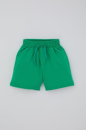 Breeze Erkek Çocuk Şort Bağcık Aksesuarlı Cepli 3-7 Yaş, Yeşil