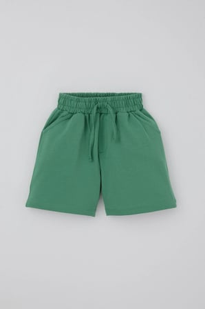 Breeze Erkek Çocuk Şort Bağcık Aksesuarlı Cepli 3-7 Yaş, Mint Yeşili