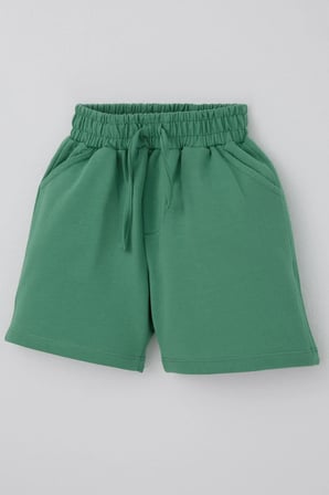 Breeze Erkek Çocuk Şort Bağcık Aksesuarlı Cepli 3-7 Yaş, Mint Yeşili