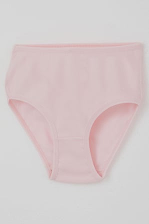 Breeze Kız Çocuk Külot Düz Renk 3-13 Yaş, Pembe