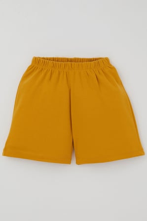Breeze Kız Çocuk Şortlu Pijama Takımı Neşeli Meyveler 4-8 Yaş, Ekru