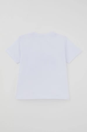 Breeze Erkek Çocuk Şortlu Takım Retro Araba Baskılı 1.5-5 Yaş , Beyaz
