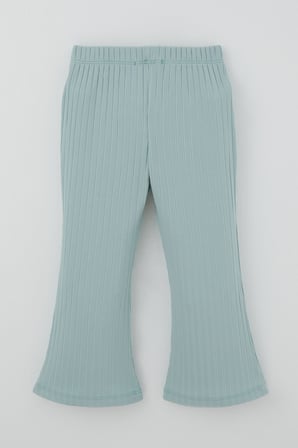 Breeze Kız Çocuk Taytlı Takım Sevimli Fiyonklu Tavşancık Baskılı 1.5-5 Yaş , Pudra
