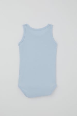 Breeze Erkek Çocuk Çıtçıtlı Atlet Zıbın Body Basic 1-3 Yaş , Açık Mavi