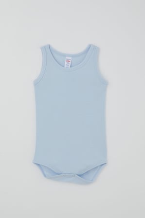 Breeze Erkek Çocuk Çıtçıtlı Atlet Zıbın Body Basic 1-3 Yaş , Açık Mavi