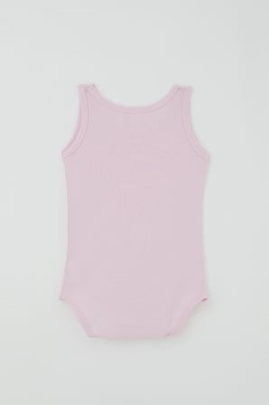 Breeze Kız Çocuk Çıtçıtlı Atlet Zıbın Body Basic 1-3 Yaş , Pembe