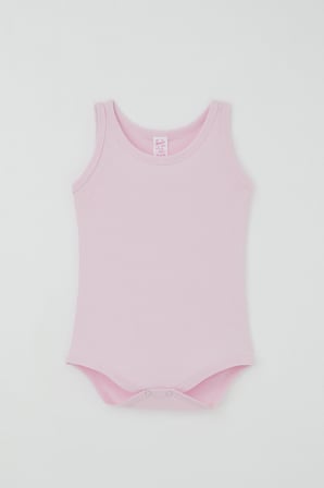Breeze Kız Çocuk Çıtçıtlı Atlet Zıbın Body Basic 1-3 Yaş , Pembe