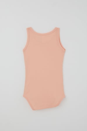 Breeze Kız Çocuk Çıtçıtlı Atlet Zıbın Body Basic 1-3 Yaş , Somon