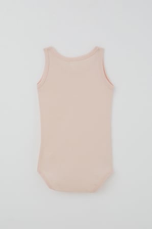 Breeze Kız Çocuk Çıtçıtlı Atlet Zıbın Body Basic 1-3 Yaş , Pudra