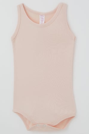 Breeze Kız Çocuk Çıtçıtlı Atlet Zıbın Body Basic 1-3 Yaş , Pudra