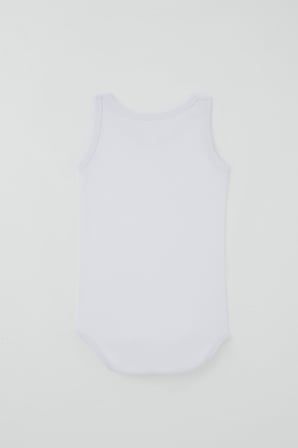 Breeze Erkek Çocuk Çıtçıtlı Atlet Zıbın Body Basic 1-3 Yaş , Beyaz