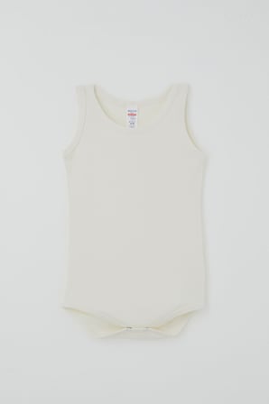 Breeze Erkek Çocuk Çıtçıtlı Atlet Zıbın Body Basic 1-3 Yaş , Ekru