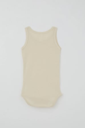 Breeze Erkek Çocuk Çıtçıtlı Atlet Zıbın Body Basic 1-3 Yaş , Krem