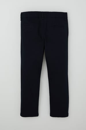 Breeze Erkek Çocuk Pantolon Cepli Fermuarlı Düz Renk 7-11 Yaş , Lacivert