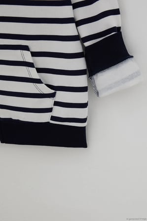 Breeze Erkek Çocuk Hırka Fermuarlı Cepli Kapüşonlu 4-8 Yaş , Beyaz