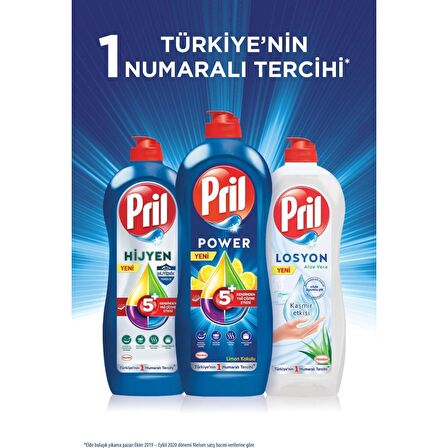 Pril Elde Yıkama Sıvı Bulaşık Deterjanı 675g Limon 5+ Etki, Kendinden Yağ Çözme Etkisi