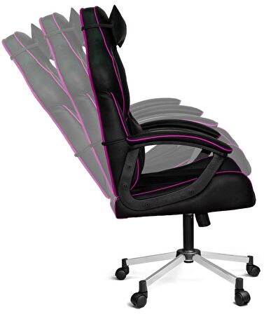 Türksit Range Yastıklı Yönetici ve Oyuncu Koltuğu Pembe
