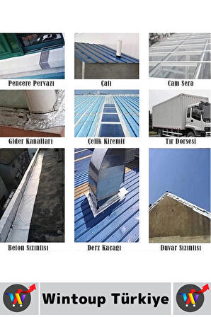 Ultra Güçlü Su Geçirmez Isıya Dayanıklı Alüminyum İzolasyon Tamirat 96 Mm X 2 Metre Çamur Bant 2 Adt