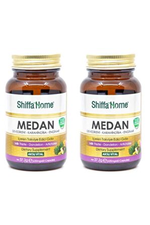 2 Adet Medan Devedikeni-Enginar-Hindiba 620 mg-60 Kapsül