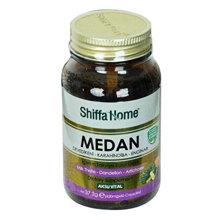 Shiffa Home Medan Devedikeni Karahindiba Enginar Kapsülü 620Mg