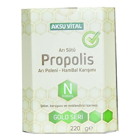 Propolisli Arı Sütü Bal Polen Karışımı (N) 8.000 Mg