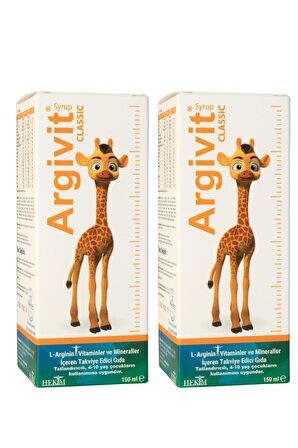 Argivit Multivitamin 150ml Şurup 2 Adet