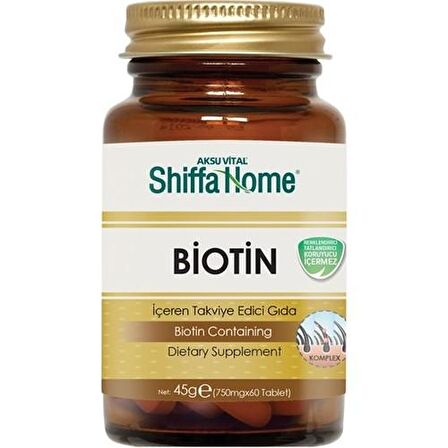 Biotin 60 Tablet 750 mg.