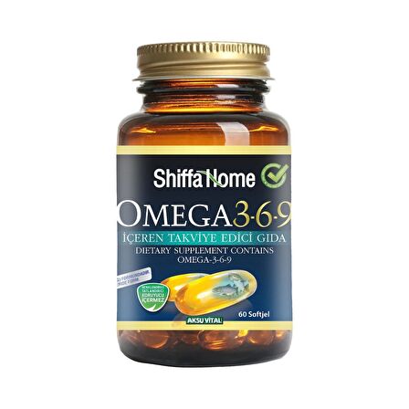 Shiffa Home Omega 3-6-9 1000Mgx60 Softjel