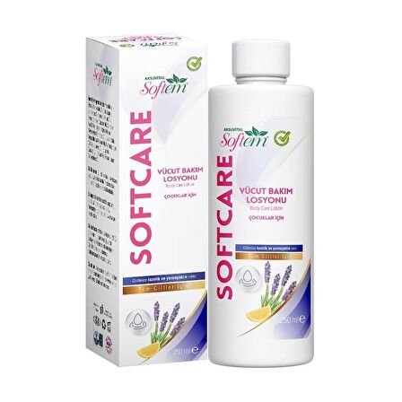 Softcare Vücut Bakım Losyonu 250 ML - Çocuklar Ve Tüm Ciltler Için