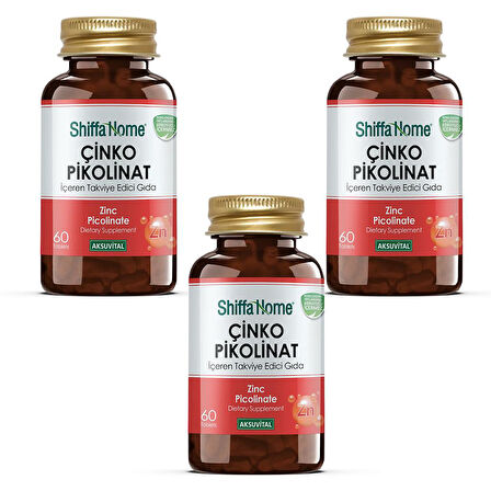 Çinko Pikolinat 60 Tablet (3 Adet)