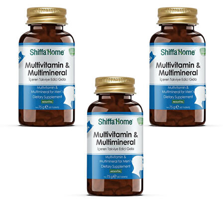 Multivitamin & Multimineral Erkek 1260 mg  60 Tablet (3 Adet)