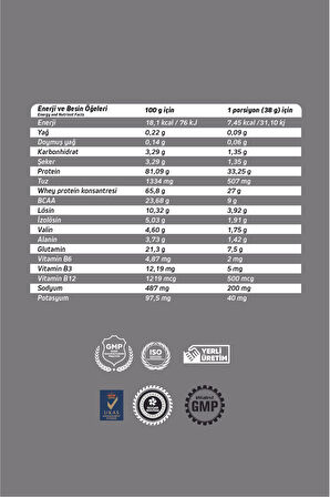 Whey Impreal - 988 Gr. Muz Aromalı Protein Tozu