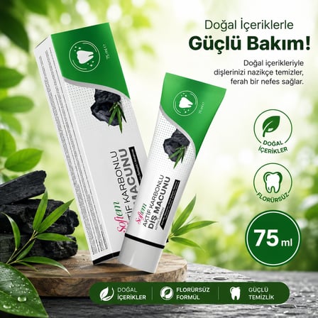 SOFTEM AKTİF KARBONLU DİŞ MACUNU 75 ML