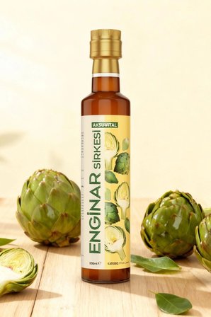 Enginar Sirkesi 500 ml - Katkısız, Doğal Fermantasyon