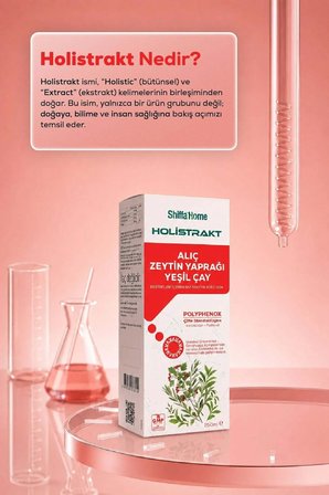 HOLİSTRAKT - Alıç, Zeytinyaprağı ve Yeşilçay İçeren Sıvı Ekstrat 250 ML