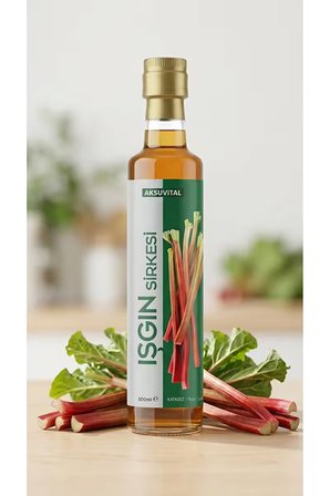 IŞGIN SİRKESİ 500 ML - Işkın Kökü Sirkesi - Katkısız, Doğal Fermantasyon