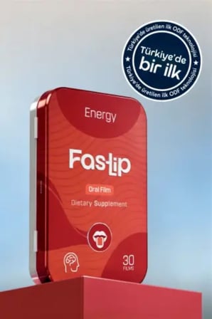 Fastlip Energy Strip Form 30 Film Tablet - Fast Enerji L-Teanin, Ginseng, Kafein ve Vitamin